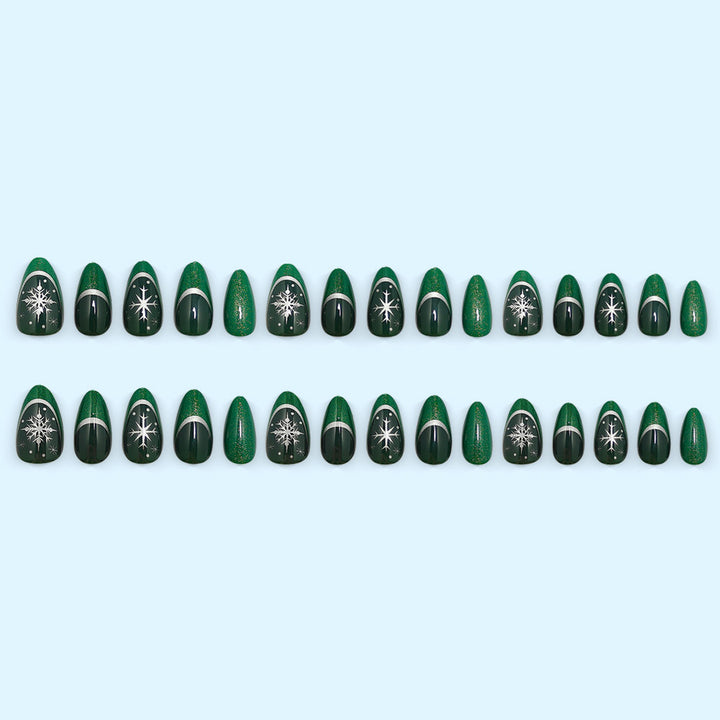 High-quality artificial nails in winter design Kalsten