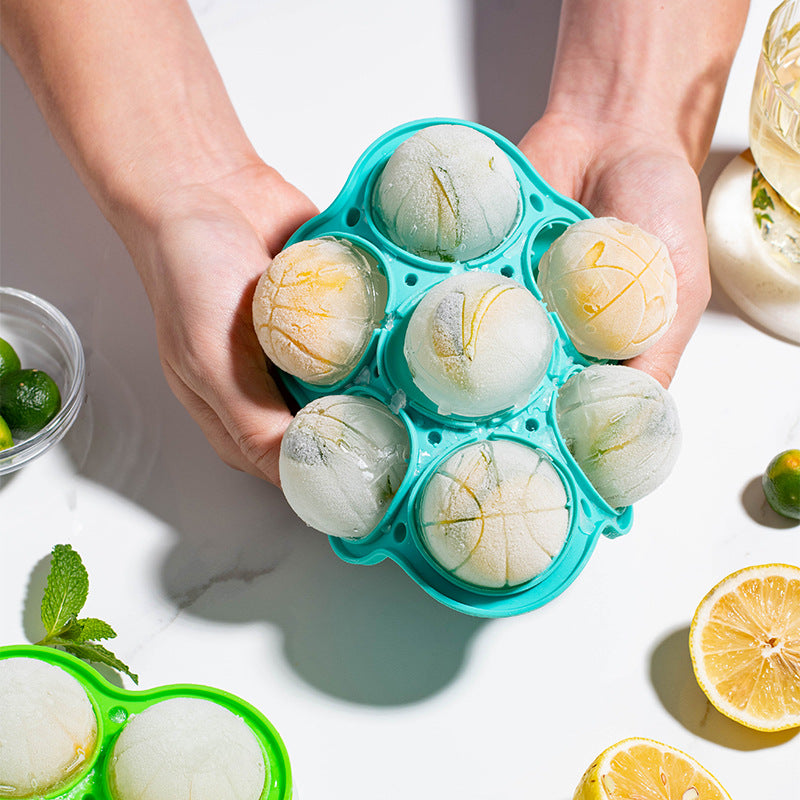 Silicone Ice Cube Tray with Basketball Design Kalsten