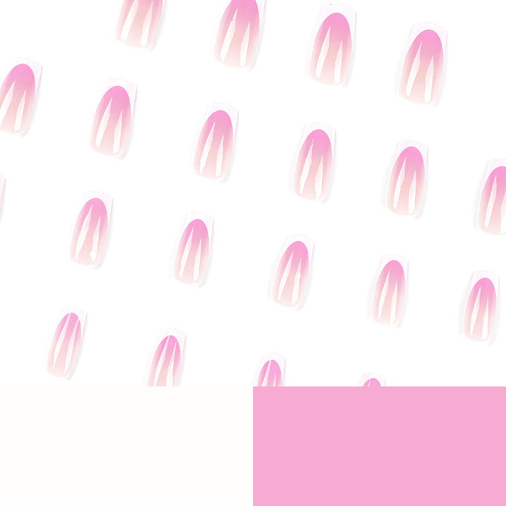 Artful Nail Extensions with Delicate Ombre Design Kalsten
