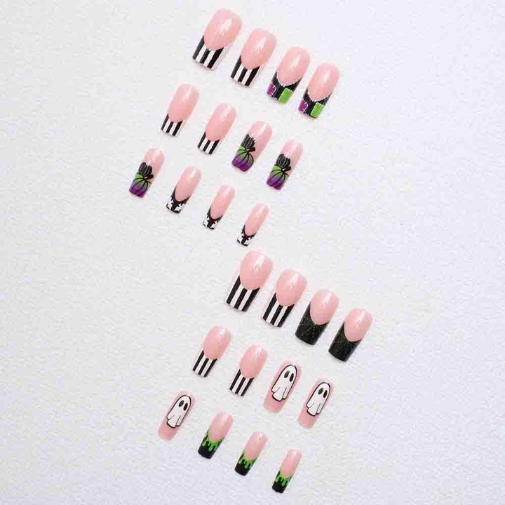 Halloween-Inspired Press-On Nail Art Kalsten