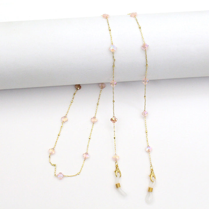 Elegant Crystal-Designed Eyewear Chain Kalsten