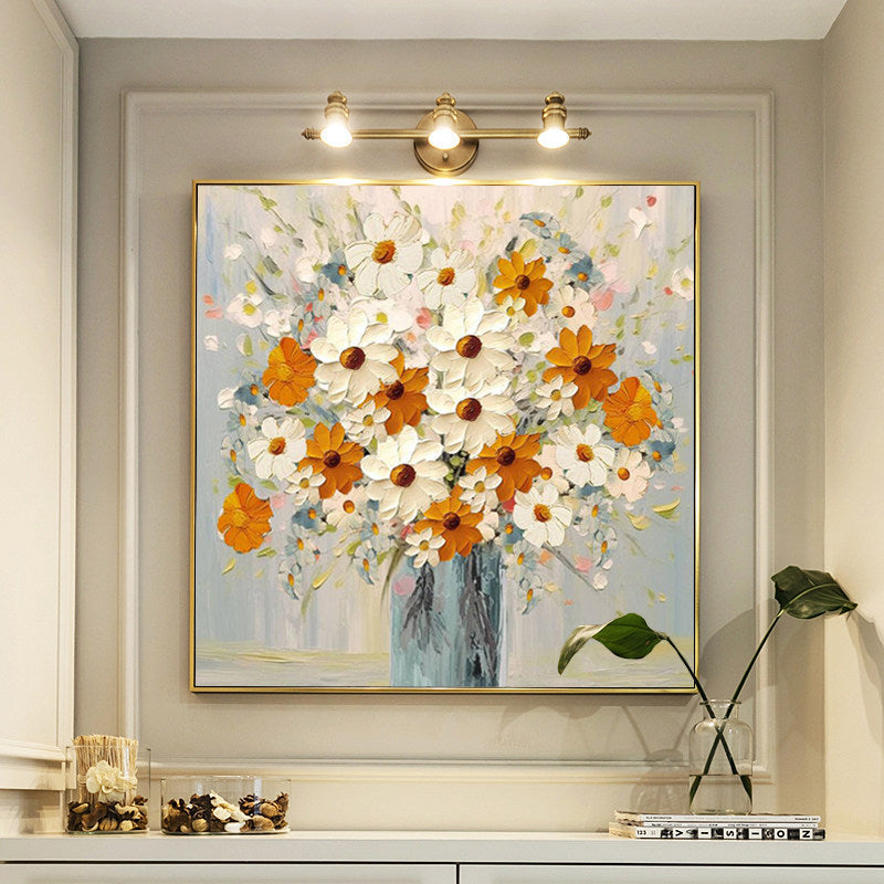 Floral Bouquet Canvas Artwork for Interiors