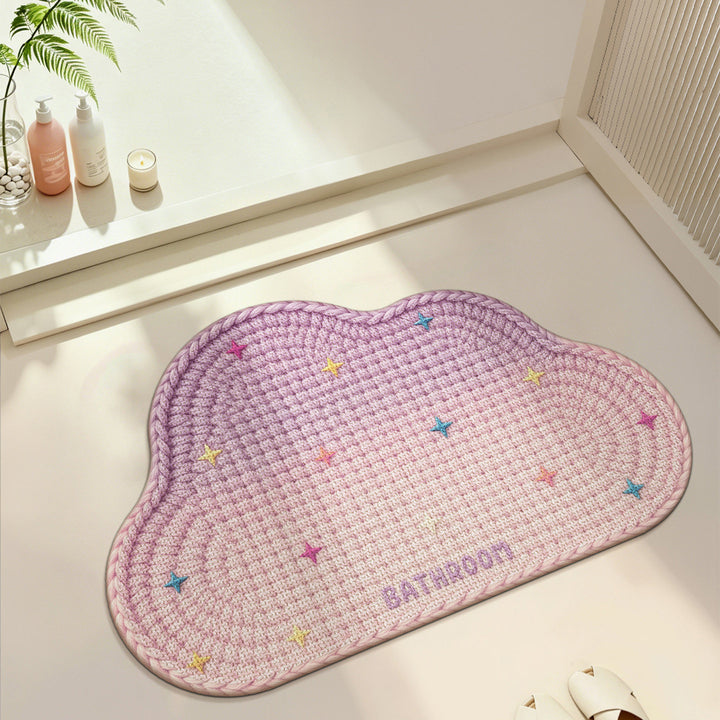 Heart-Patterned Bathroom Mat Kalsten