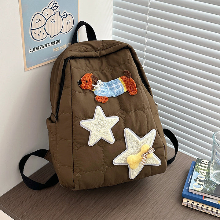 Quilted Patterned Backpack