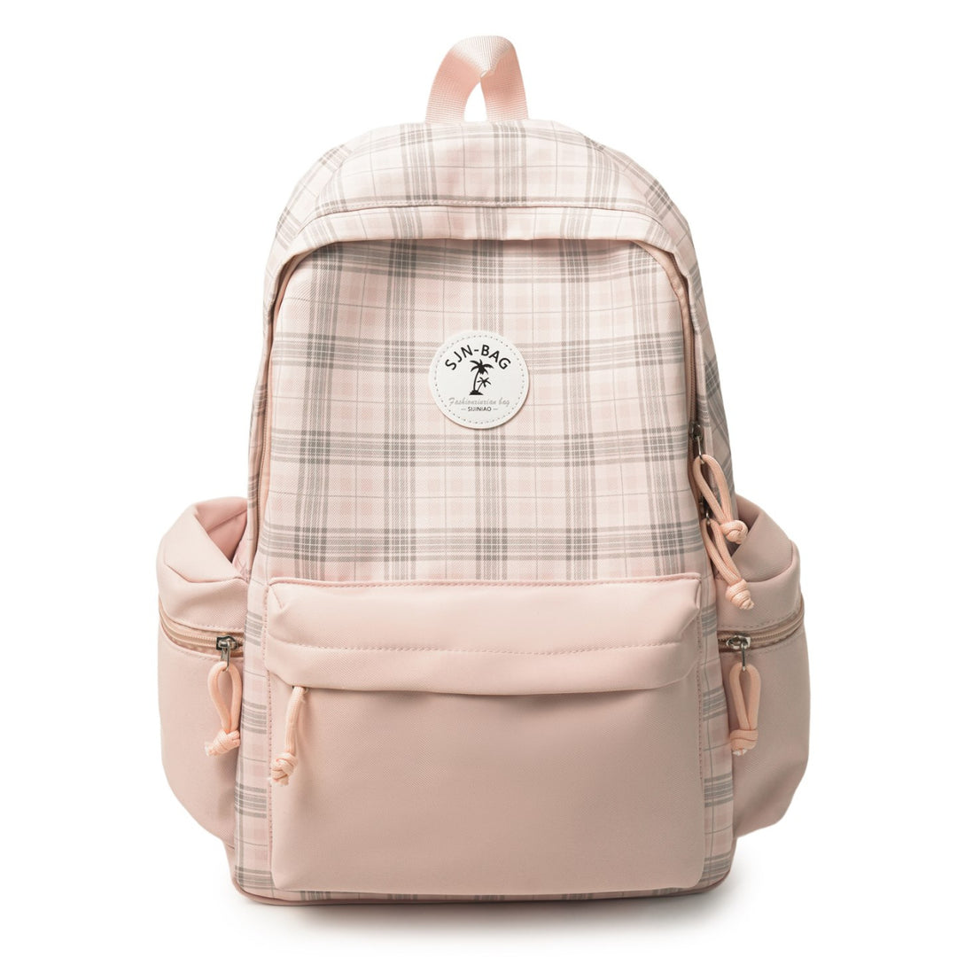Stylish Plaid Backpack Kalsten