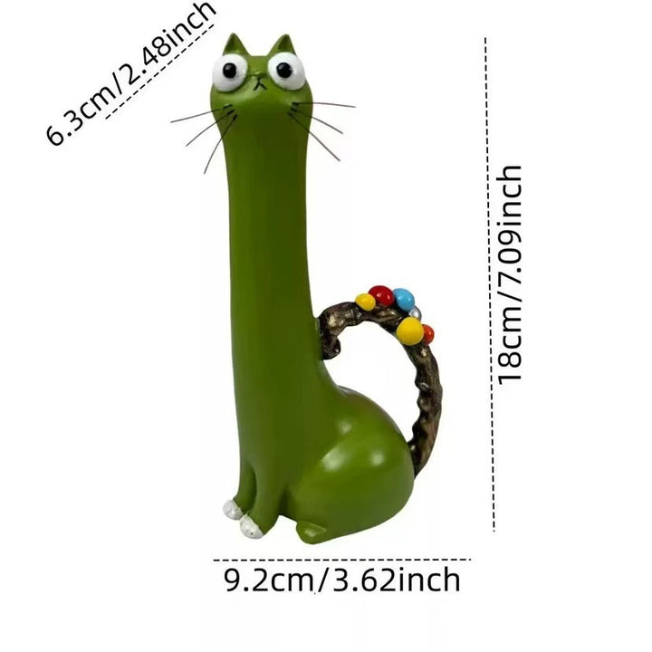 Decorative cat figurine in elegant style Kalsten