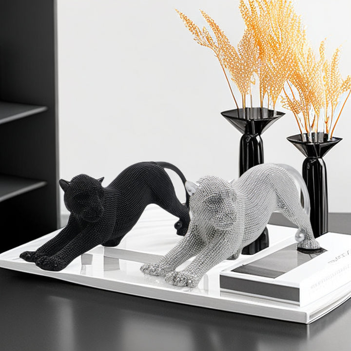 Elegant decorative figure of a panther Kalsten