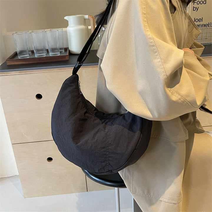Soft Fabric Hobo Shoulder Bag