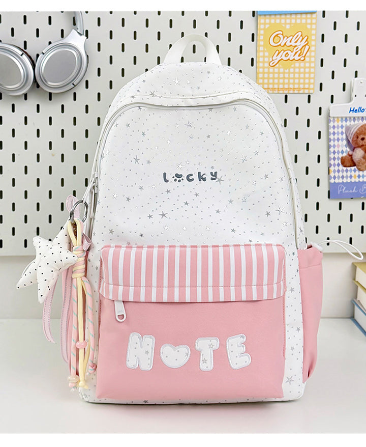 Star Print School Backpack Kalsten
