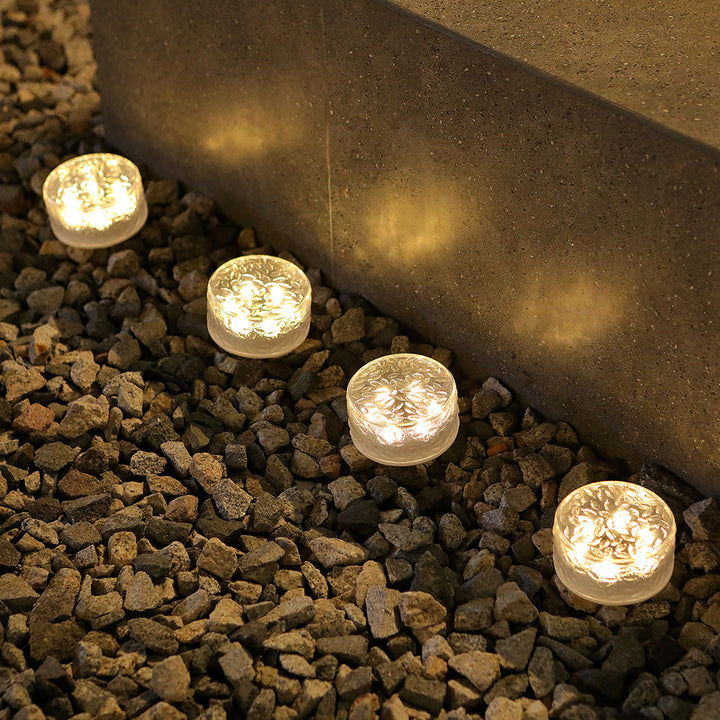Frosted Glass In-Ground Solar Pathway LED Lights Kalsten