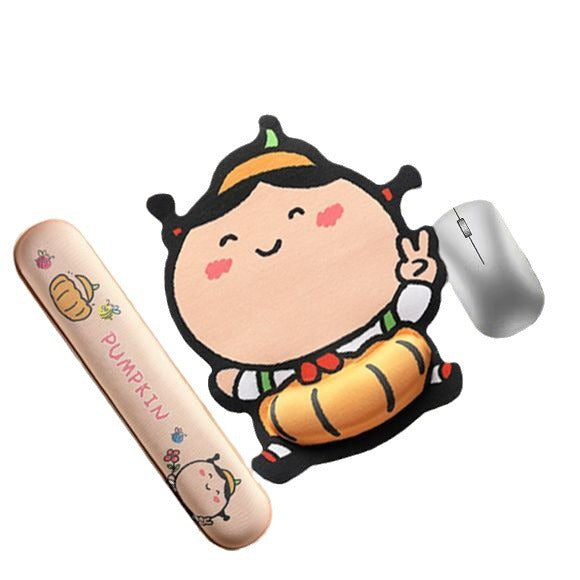 Cute Cartoon-Themed Gaming Mouse Pad