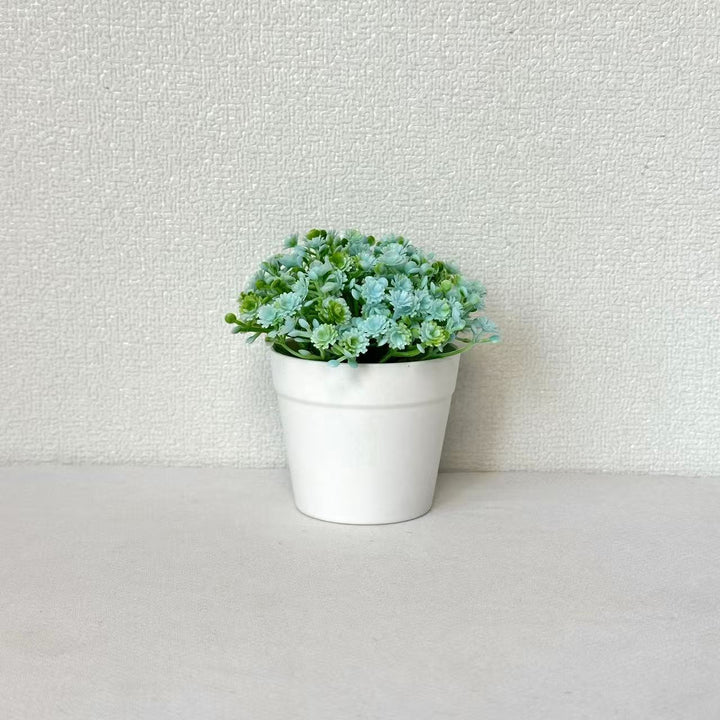 Miniature Artificial Flower Pot Arrangement
