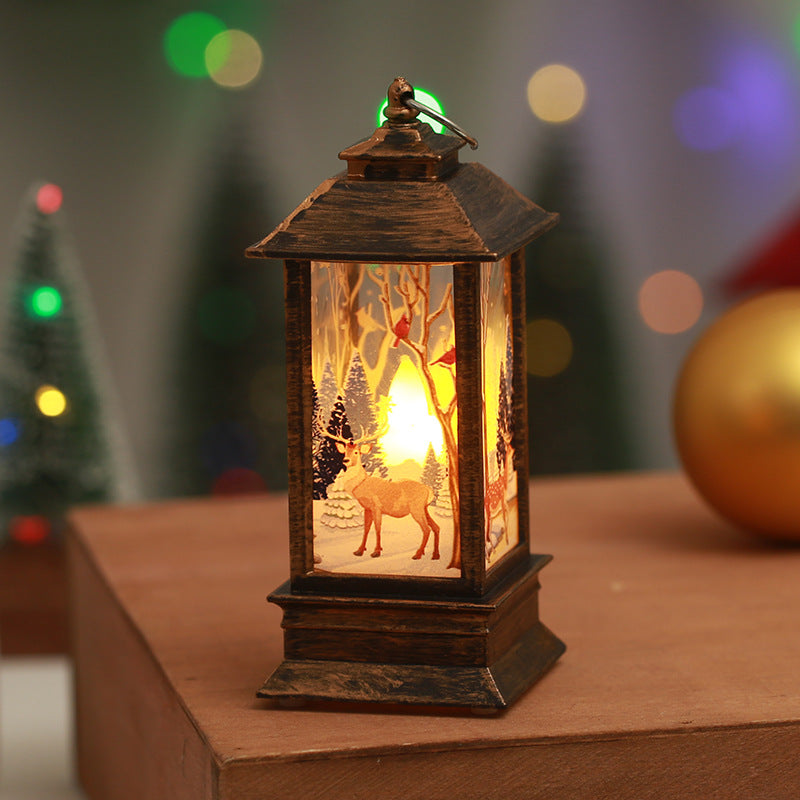 Nostalgic Christmas lantern with LED light Kalsten