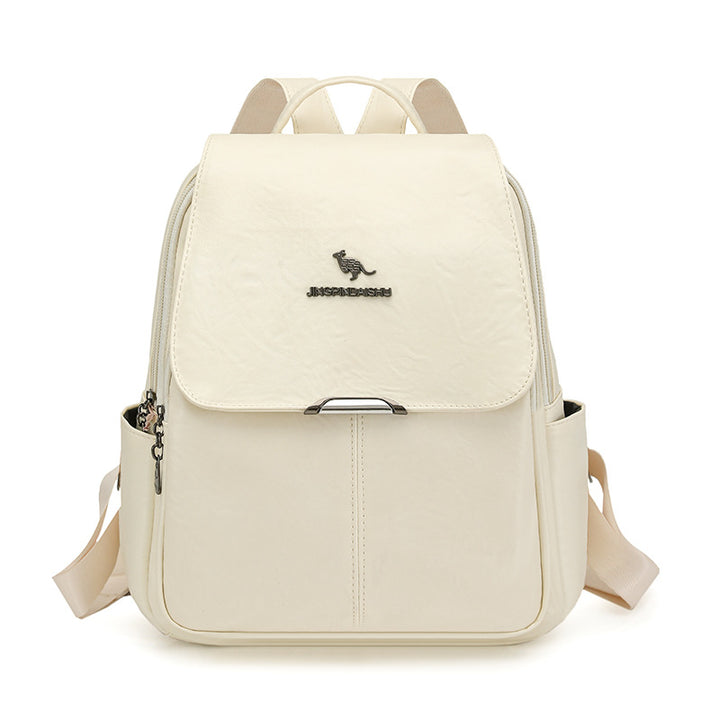 Durable Multi-Functional Leather Backpack Kalsten