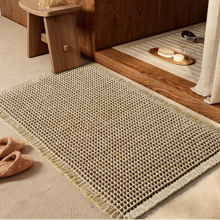 Textured Woven Area Mat Kalsten