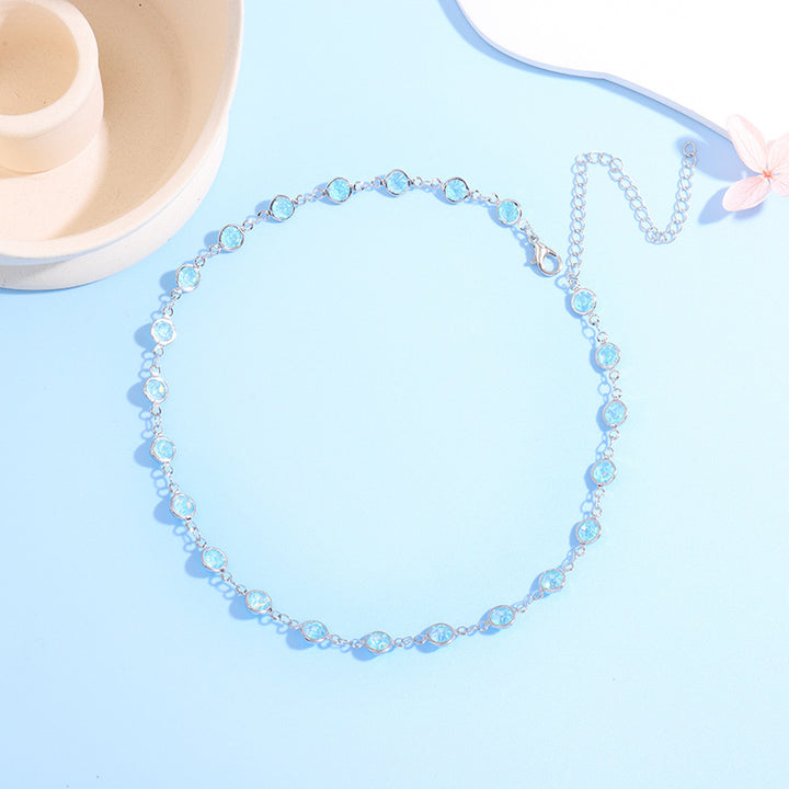 Sparkling Crystal Choker Necklace Kalsten