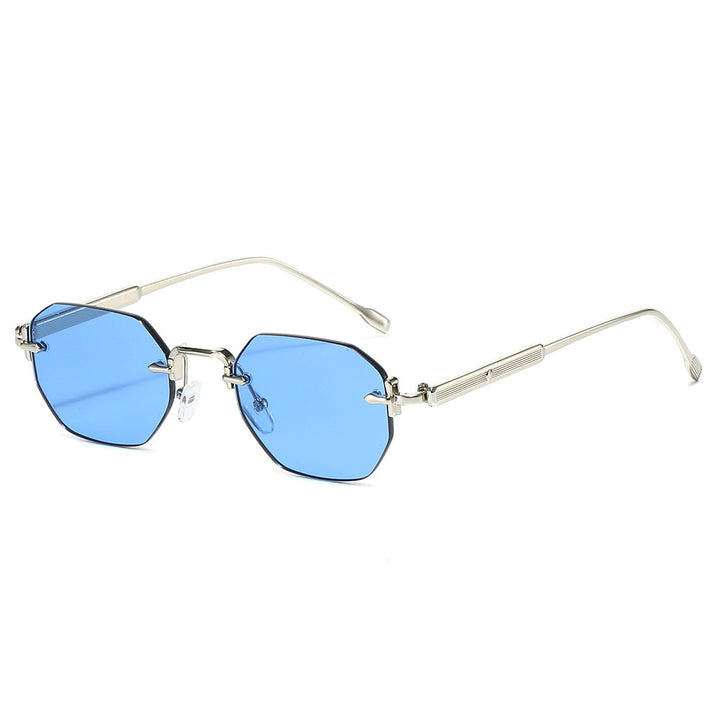 Chic Oversized Octagonal Sunglasses with Elegant Metal Accents Kalsten
