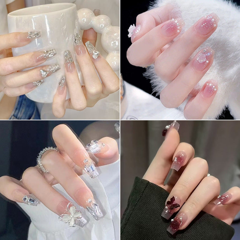 Creative Themed Press-On Nail Art Set Kalsten