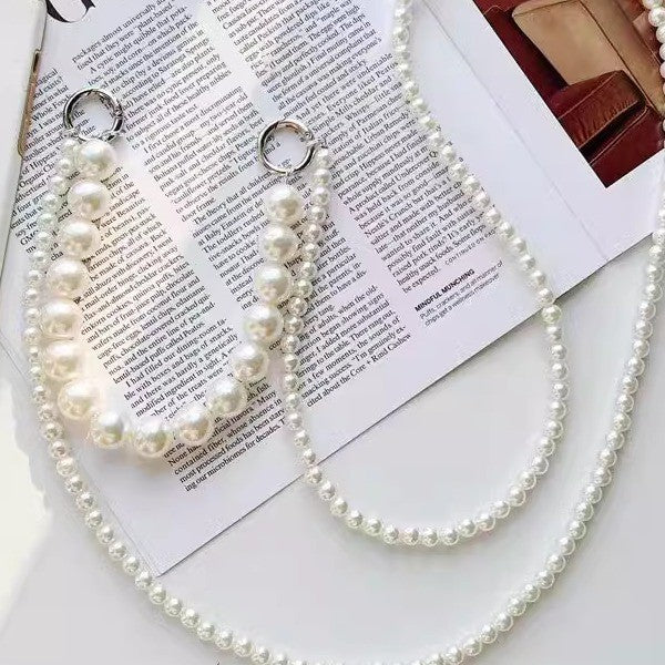 Elegant Pearl and Chain Necklace Kalsten