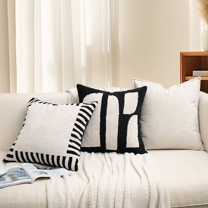 Abstract Braided Decorative Cushion Cover