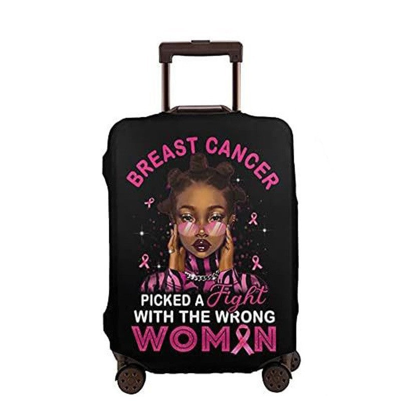 Women's hard-shell suitcase with unique skull and rose design Kalsten