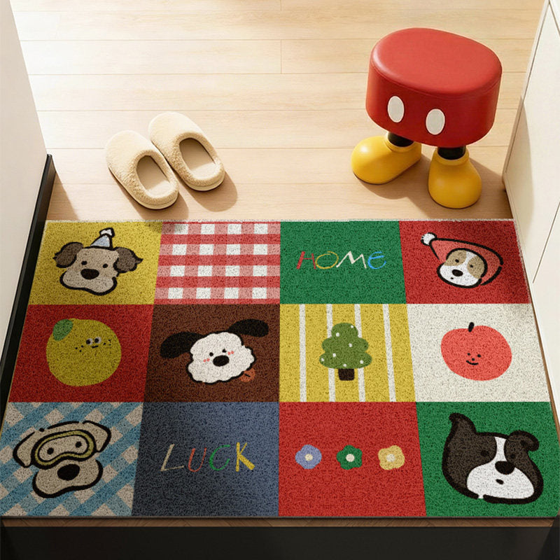Artistic Cat-Themed Area Mat