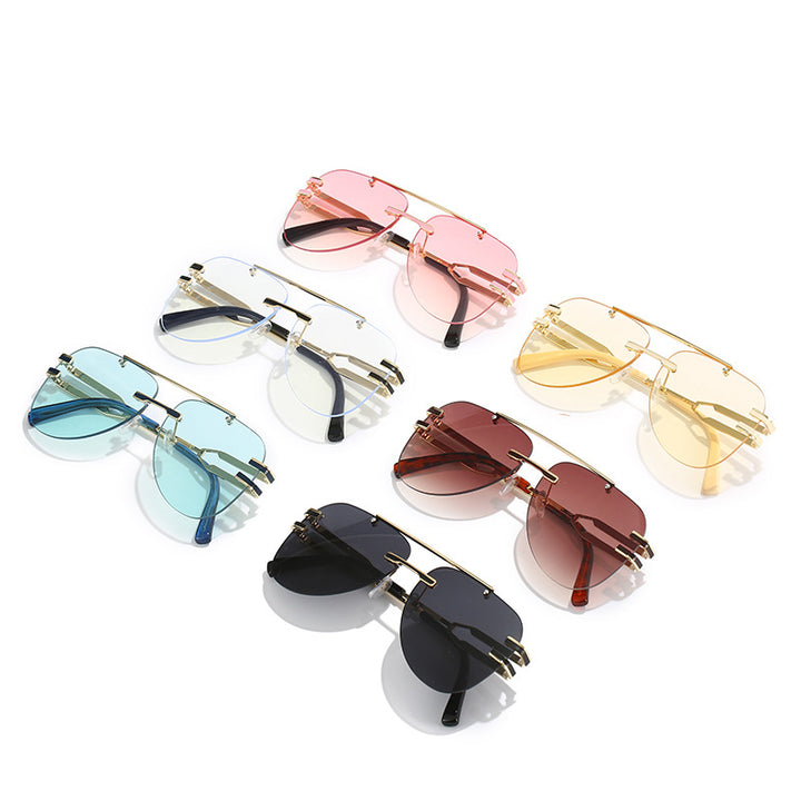 Futuristic Aviator-Style Sunglasses Kalsten