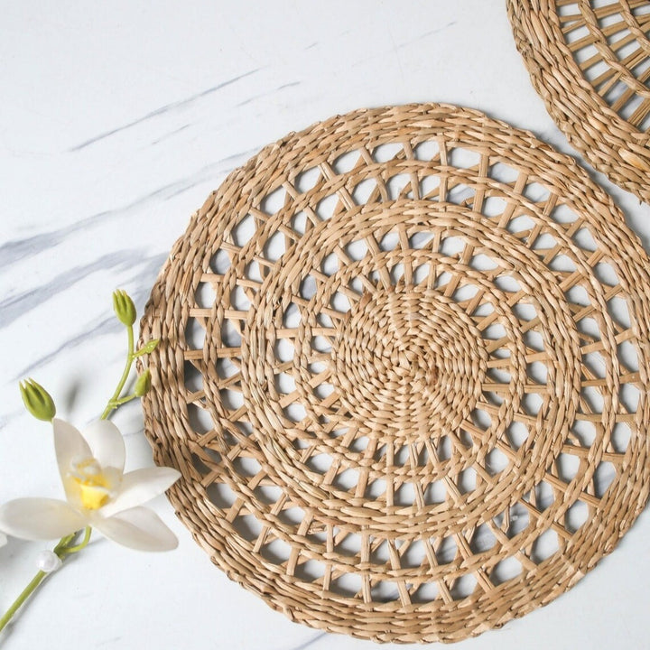Handcrafted Woven Decorative Placemats Kalsten