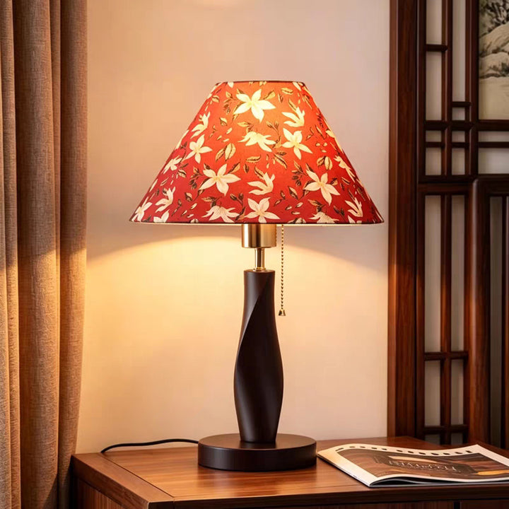 Elegant Twisted Base Table Lamp