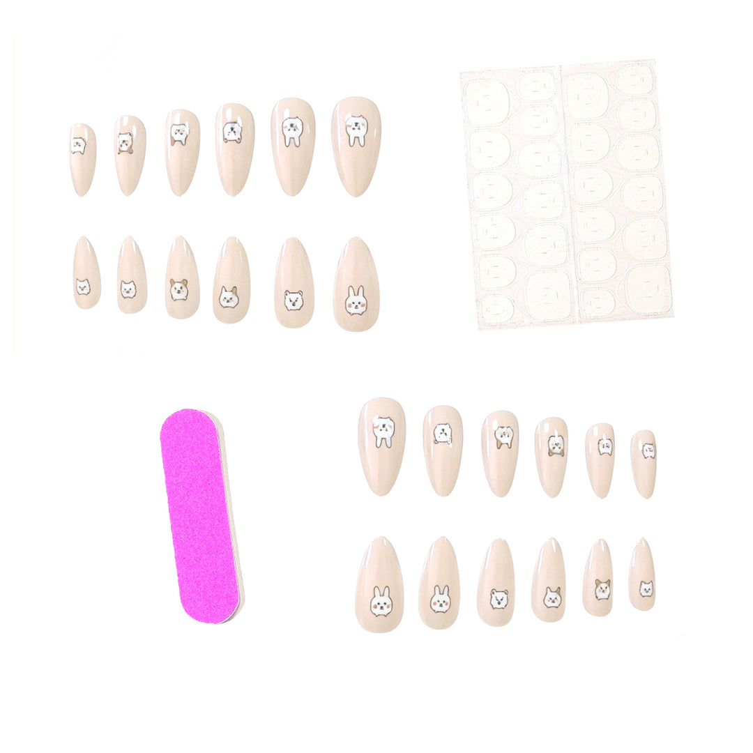 Cute Animal-Themed Nail Art Kalsten