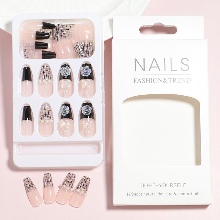 Premium Decorative Press-On Nail Set Kalsten