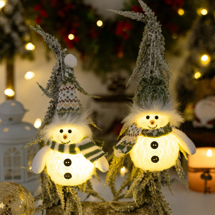 Illuminated Snowman Figure Kalsten