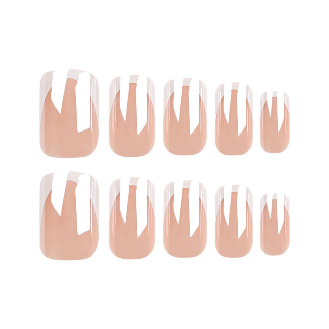 Stylish Acrylic French Tip Nails Kalsten