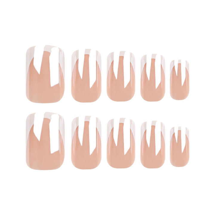 Stylish Acrylic French Tip Nails Kalsten