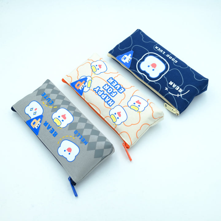 Cute Cartoon Print Pencil Case