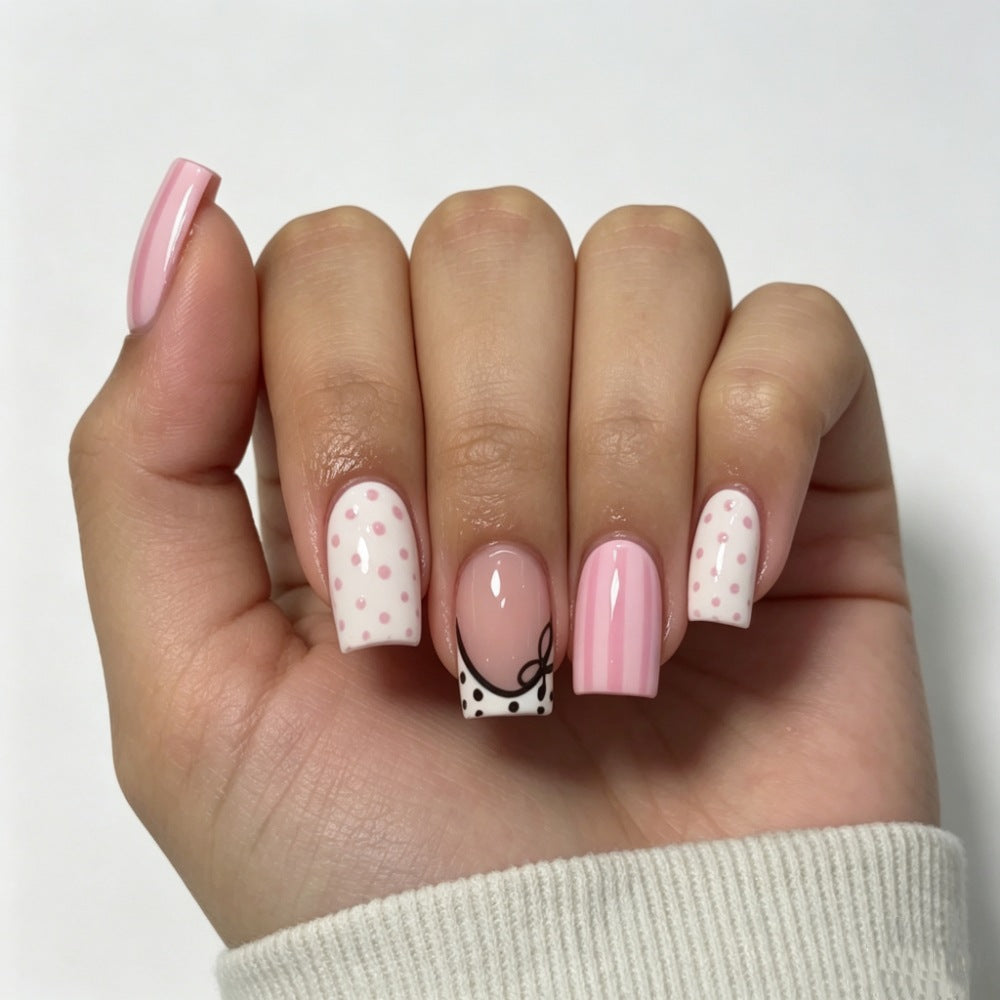 Classic Square-Shaped Press-On Nails