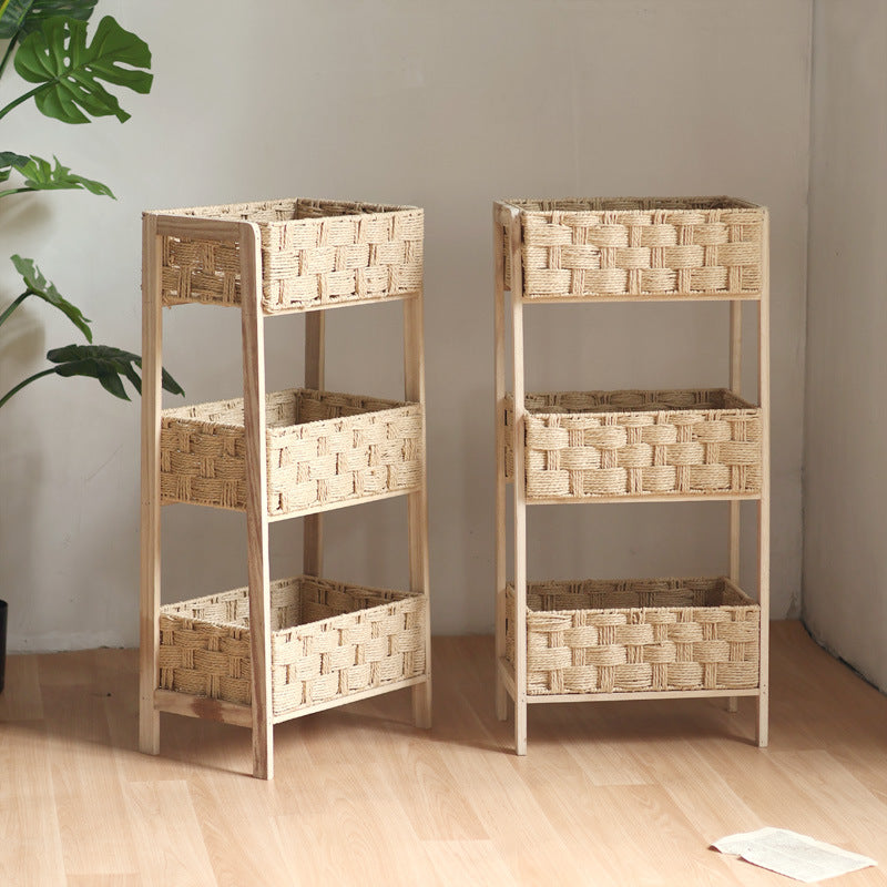 Beef Storage Tower with Woven Baskets Kalsten
