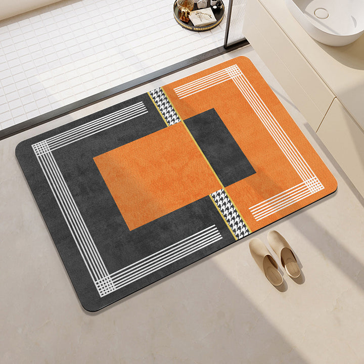Citrus-Themed Comfort Bath Mat Kalsten