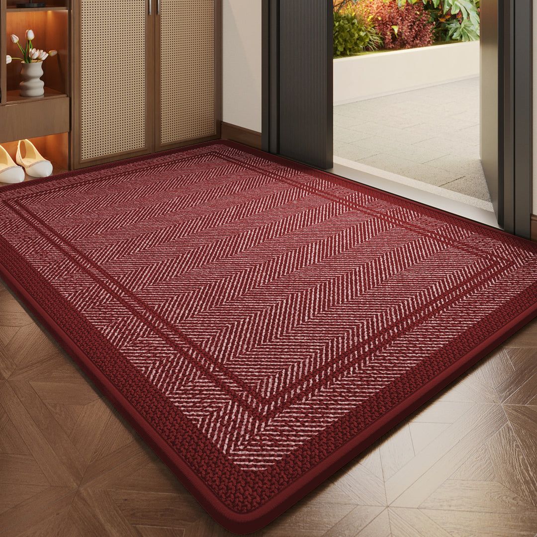 Herringbone Patterned Indoor Entry Mat Kalsten