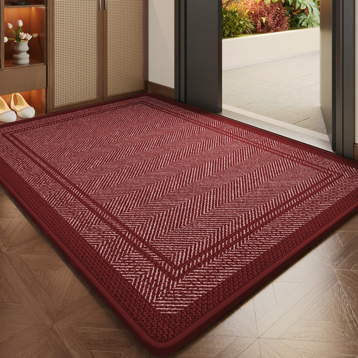 Herringbone Patterned Indoor Entry Mat Kalsten
