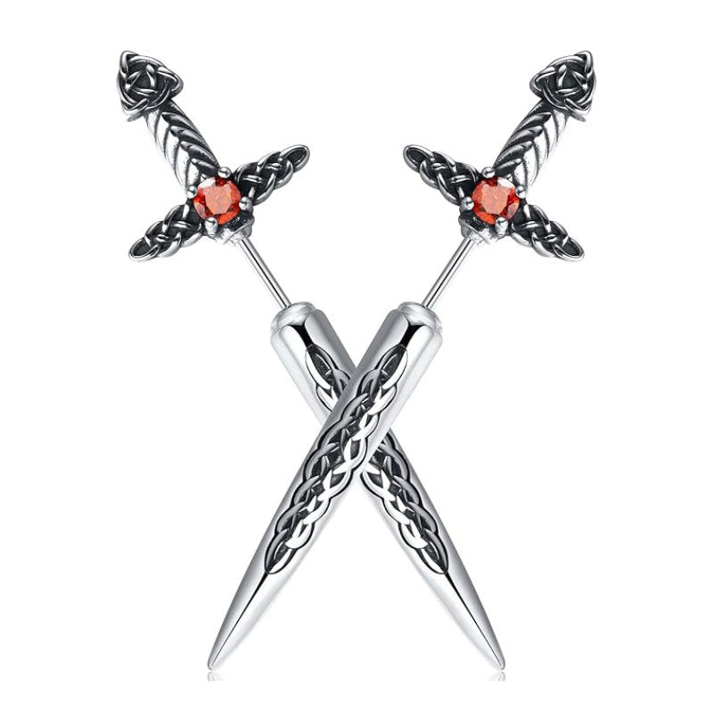 Gothic Sword-Shaped Earrings Kalsten