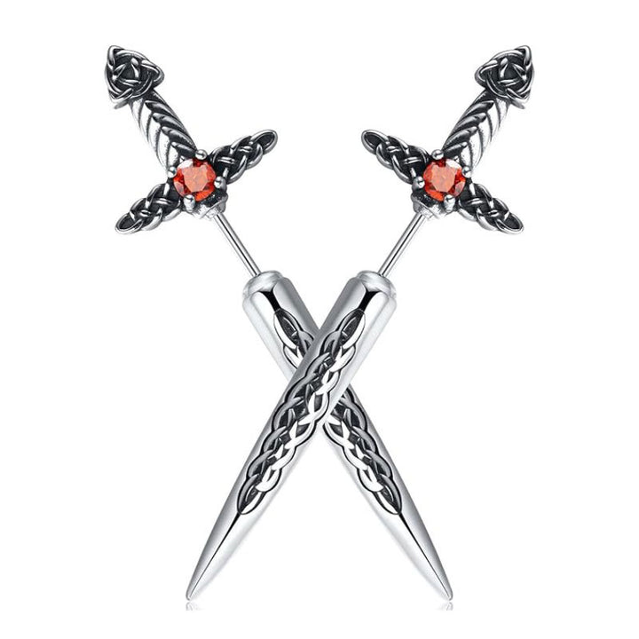 Gothic Sword-Shaped Earrings Kalsten