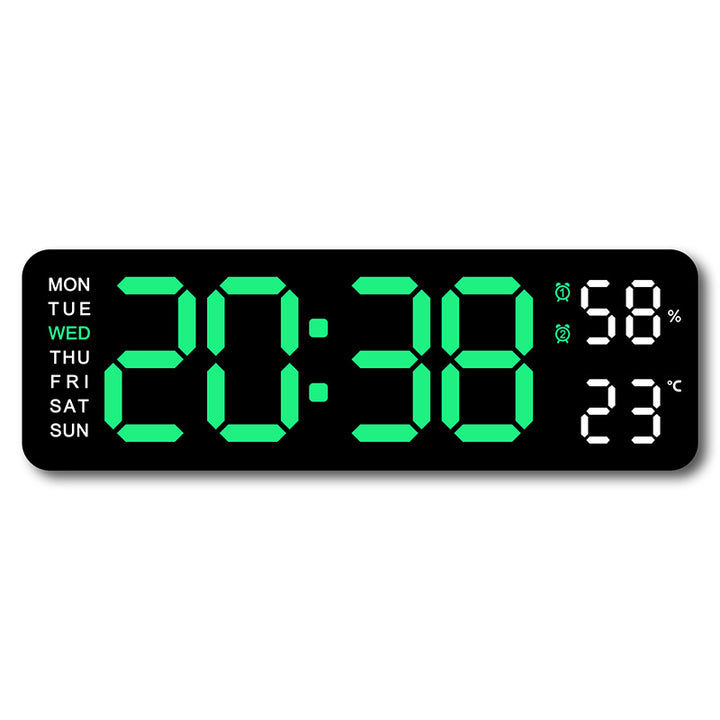 Digital alarm clock with room temperature and humidity display Kalsten