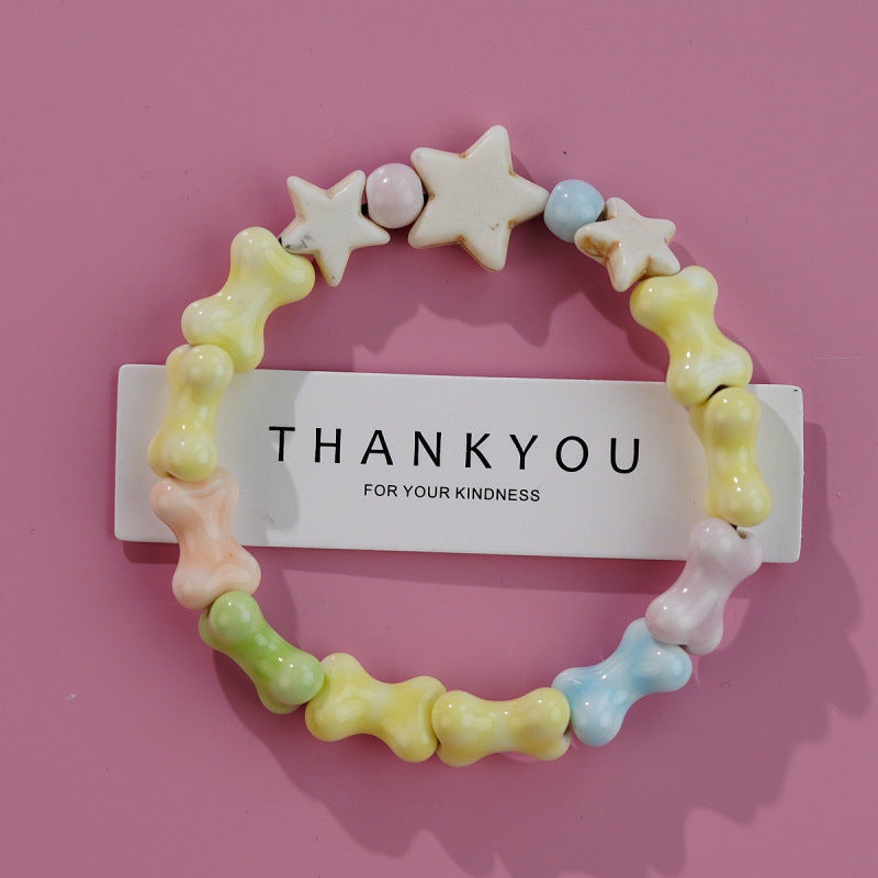 Heart-Shaped Beaded Bracelet Kalsten