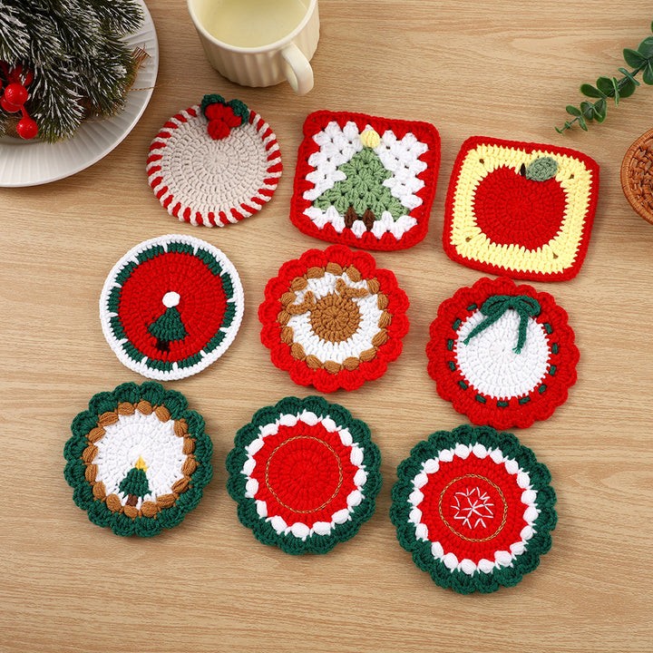 Decorative Artisan Crocheted Coaster Kalsten