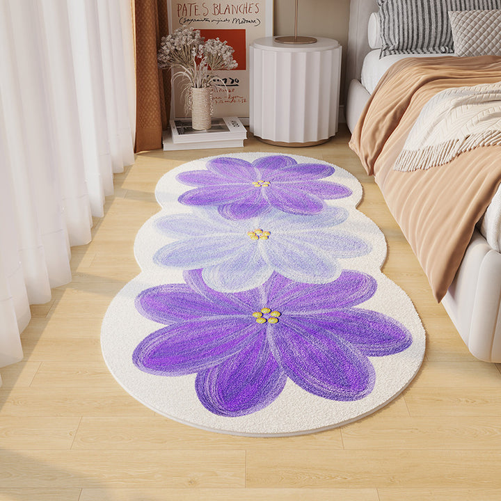 Elegant Floral Pattern Area Rug for Home