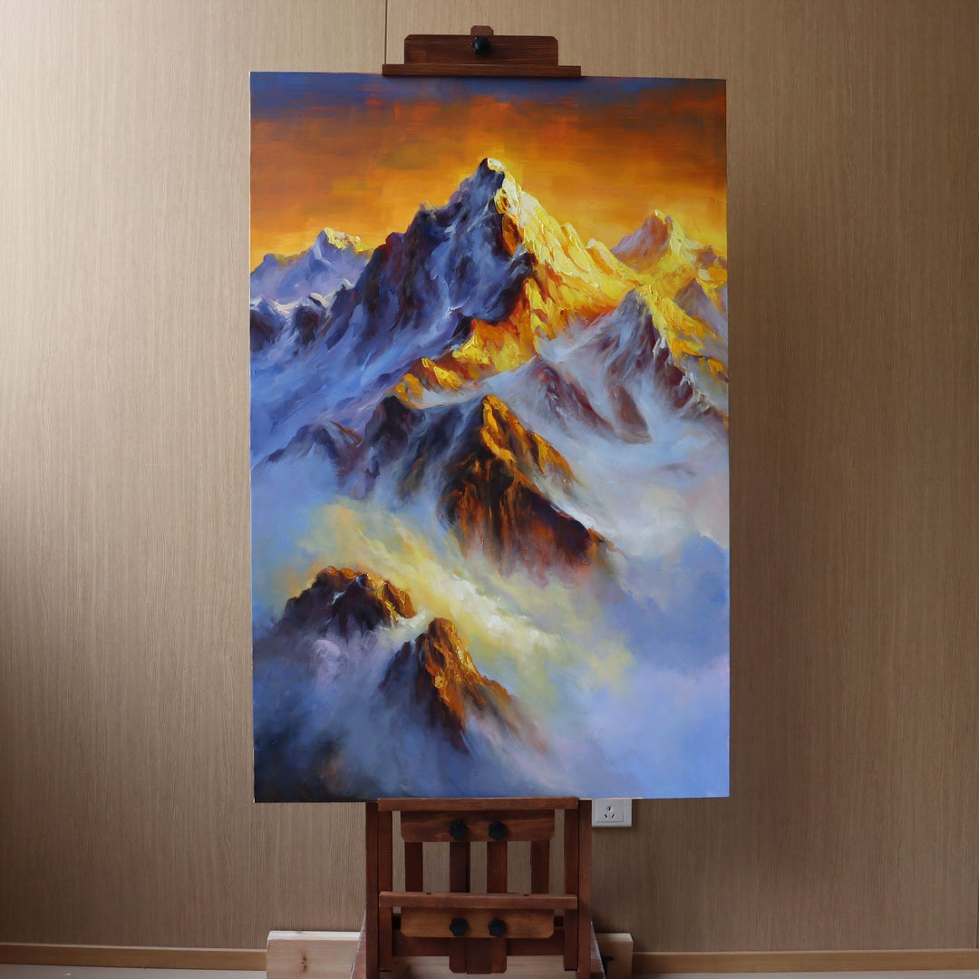 Mountain Landscape Canvas Art for Living Spaces