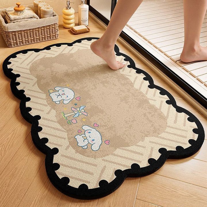 Soft Plush Animal-Themed Bath Mat