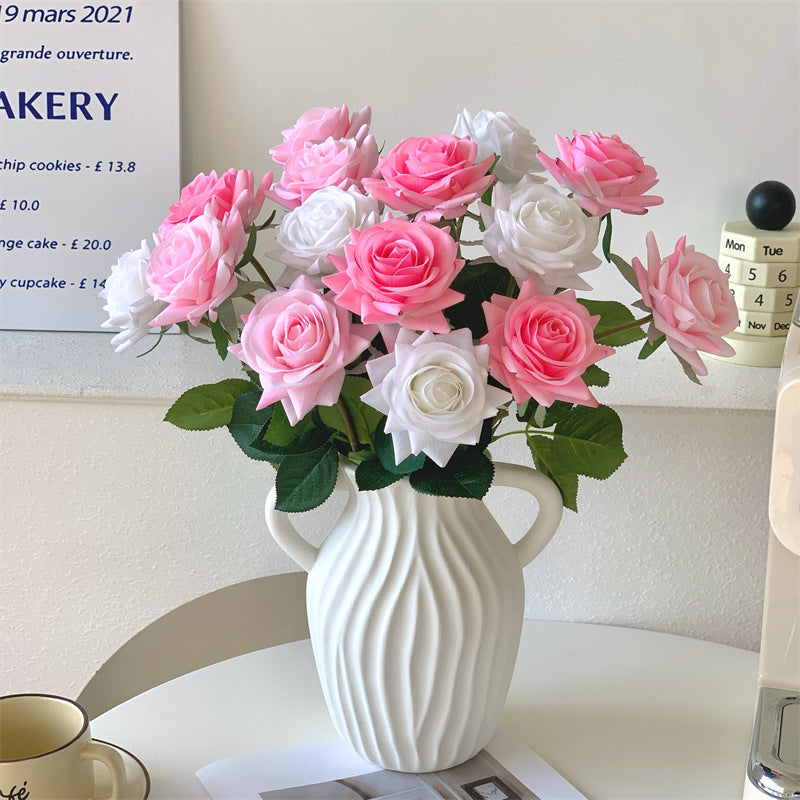 Decorative Faux Rose Stem