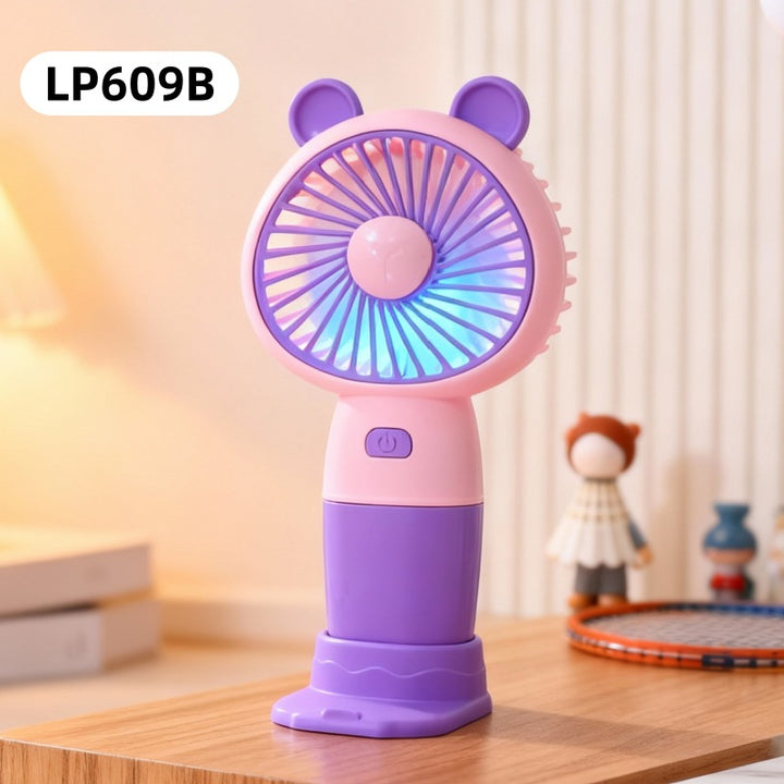Women Portable Hand Fan in Cute Bear Design Kalsten